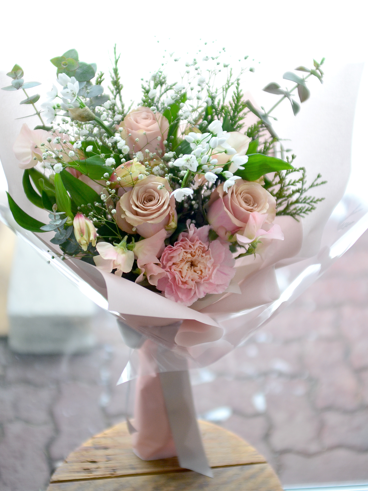 「感謝・門出」の花ことばブーケ